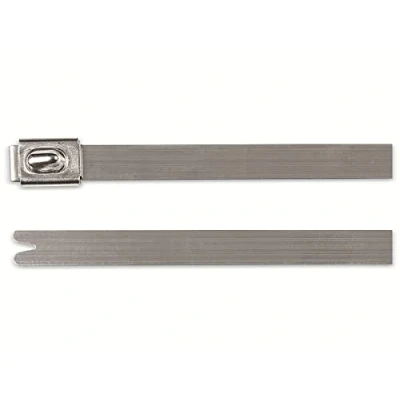 Immagine di HellermannTyton 111 93148 MBT14SS SS304 ML Fascetta per cavi 362 mm 4.60 Argento con palla di chiusura 1 pz.