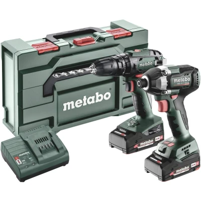 Immagine di Metabo Combo Set SB 18 + SSD LT 200 BL Trapano Avvitatore a percussione batteria, batteria incl. ricaricabile,