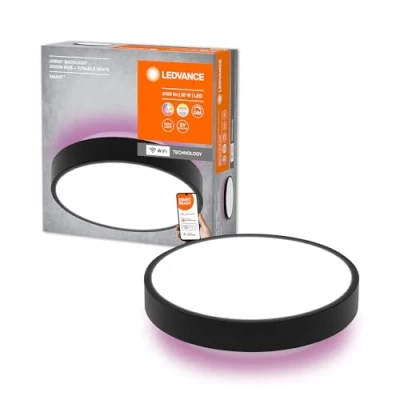 Immagine di LEDVANCE 4058075574397 Smart + Wifi Orbis Backlight Plafoniera LED (monocolore) ERP: F (A G) 28 W Bianco