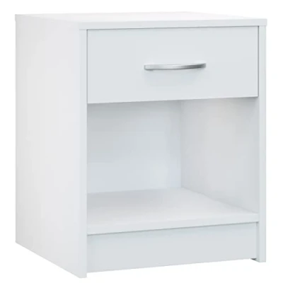 Immagine di CASARIA® Comodino Camera da Letto 50x40x35cm Comodini con Cassetto Ripiano Tavolino Notte Comò Ciliegio