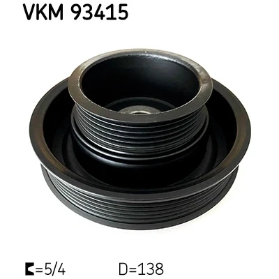 Immagine di SKF VKM 93415 Puleggia Albero Motore 131.10 / 79.5mm 5, 6 FORD: FIESTA Focus C Max, Fusion Station Wagon