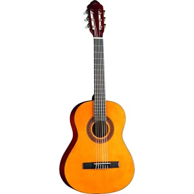 Immagine di EKO GUITARS CS 5 NATURAL, Chitarra Classica Serie Studio Scala 3/4,Top Fasce e Fondo in Agathis, Manico Mogano Tastiera South American Roupanà Colore Natural