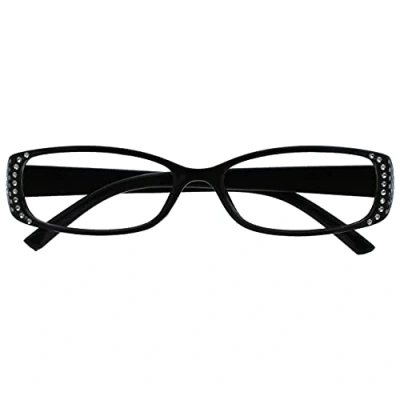 Immagine di Uv Reader Nero Stile Diamonte Lettori Designer Donna Signora Uvr093Bk +2,00 50 Gr