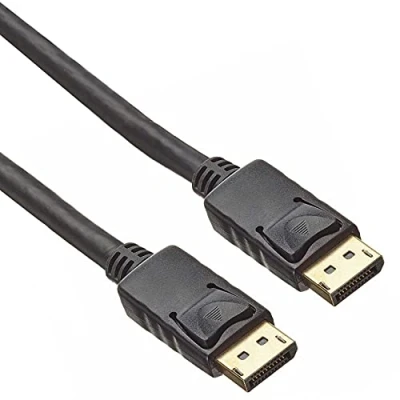 Immagine di PremiumCord Cavo di Collegamento 4K Displayport 1.2 M/M 1,5 m, da a Displayport, 18 Gbps, Video 4K@60Hz 2160P, Full HD 1080P, HDCP, Connettori Placcati Oro, Nero
