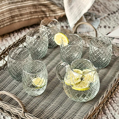 Immagine di LOBERON Set di 6 bicchieri Corrofin, vetro, A/Ø ca. 11/9 cm, trasparente