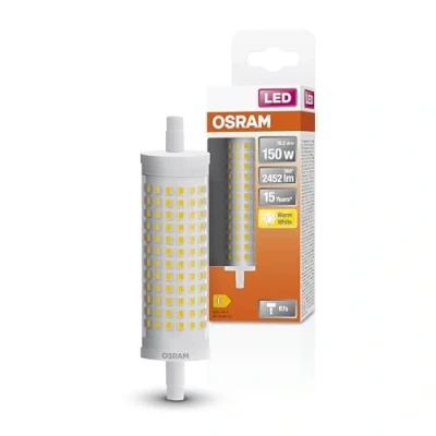 Immagine di OSRAM 4058075432697 LED (monocolore) ERP E (A G) R7s Forma cilindrica 19 W = 150 Bianco caldo (Ø x L) 28 mm 118 1 pz.