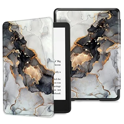 Immagine di FINTIE Custodia Per 6,8&quot; Kindle Paperwhite (11ª Generazione 2021) e Signature Edition, Sottile Leggero Protettiva Cover con Funzione Auto Sveglia/Sonno, Cloudy Marble