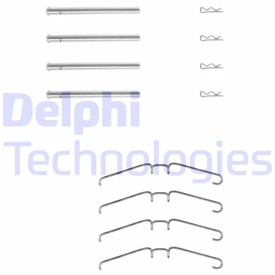 Immagine di DELPHI LX0157 Kit accessori, Pastiglia freno RENAULT: MASTER 1 Kasten