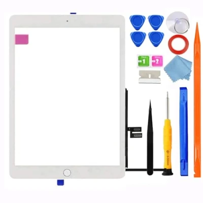 Immagine di JPUNG Touchscreen Digitizer Per iPad 7/iPad 8 Display 2019/2020 10.2 Pollici, A2197 A2198 A2200 A2270 A2428 A2429 A2430 Schermo tattile Frontale,con Home Buttone,+ Strumenti di Riparazione