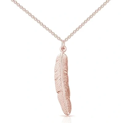 Immagine di Philip Jones Collana con piume placcate in oro rosa