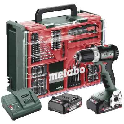 Immagine di Metabo BS 18 L BL Set 613155710 Trapano avvitatore a batteria V 2 Ah Li Ion incl. seconda batteria, brushless, valigia, caricabatterie,