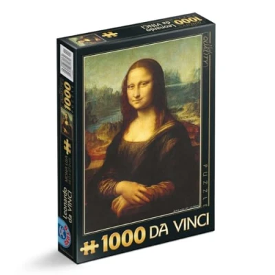 Immagine di D Toys Puzzle 1000 Leonardo da Vinci Lady with an Ermine Other License, Multicolore, 2