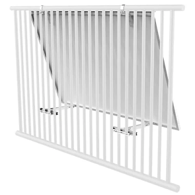 Immagine di ULL Supporto per centrali elettriche da balcone, tutti i pannelli solari,in lega di alluminio resistente,per solari,per ringhiera e balcone,angolo regolabile 0 o 15 30