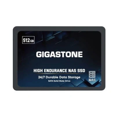 Immagine di Gigastone Enterprise SSD 512GB NAS Cache 24 ore su 24, 7 giorni Alta Resistenza TLC business server RAID Network Attached Storage SATA III 2,5 Pollici Unità a stato solido interno