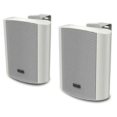 Immagine di Audibax Pícolo PR 52W Diffusori Passivi da Scaffale HiFi Coppia di Altoparlanti Stereo a 2 Vie Sistema Audio 100W Montaggio Parete Incluso con Woofer 5&quot; Suono Surround
