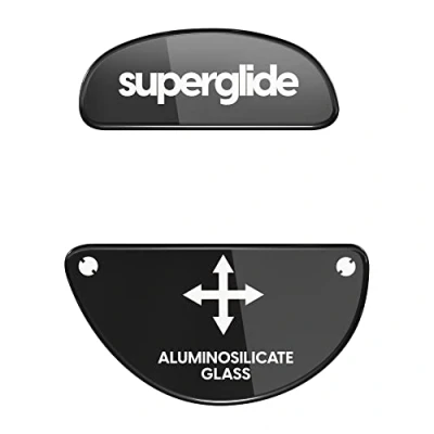 Immagine di Pulsar Gaming Gears Superglide Piedini per mouse più veloci e lisci, realizzati con vetro ultra resistente impeccabile, suola super veloce liscia Zowie serie EC [nero]