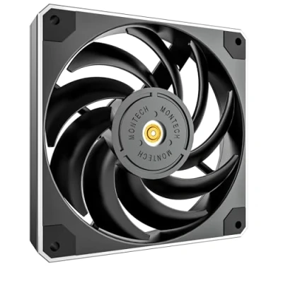 Immagine di MONTECH Metal120 PWM Ventola per PC case Nero (L x A P) 120 25 mm
