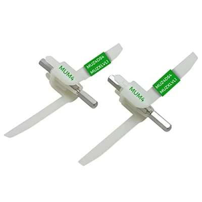 Immagine di Lichtblau Set da 2 trascinatori, elica per planetaria Bosch MUM4 con coperchio trasparente I Ricambio sminuzzatore adatto MUZ4DS4 630759 10004361 Accessorio