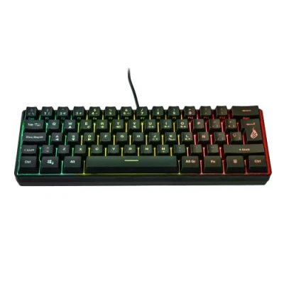 Immagine di SureFire Kingpin X1 60% Gaming Tastiera Spanish, Multimedia Keyboard Piccola e Mobile, RGB con illuminazione, 25 tasti anti ghosting, layout spagnolo QWERTY