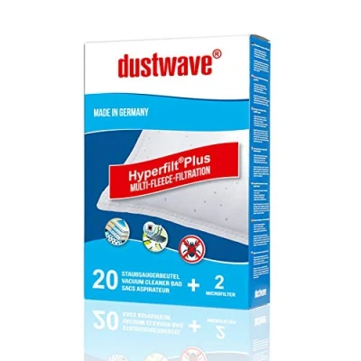 Immagine di Dustwave® Confezione risparmio 20 Sacchetti per aspirapolvere adatti Miele Complete C2 Tango EcoLine Made in Germany + con microfiltro