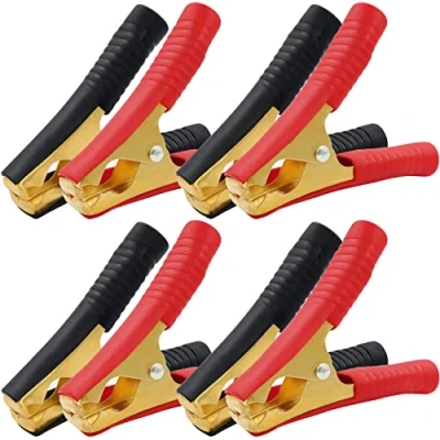 Immagine di HuaLiSiJi Pinze per Cavi Batteria Auto 100A Piccole Rame con Maniglia Isolata, Applicabile a Automobili Camion Navi (100A 8Pezzi)