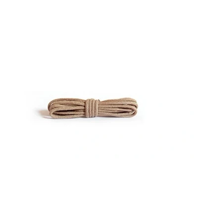 Immagine di Kaps Round Thin Laces, lacci in cotone 100% di alta qualità 2mm per calzature casual e fashion,1 paio, molti colori lunghezze (100 cm 39 pollice 5 to 7 paia occhielli / 10 beige)