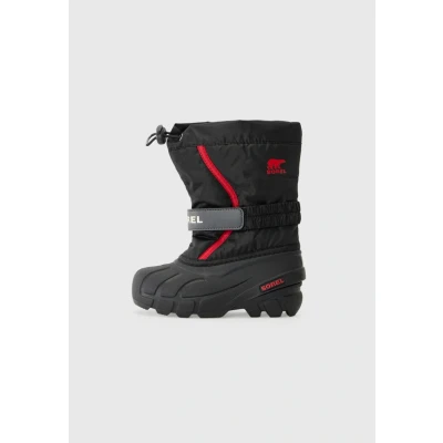 Immagine di Sorel Flurry Boot, Stivali Invernali, Unisex Bambini e ragazzi, Black/Bright Red 2024, 31 EU
