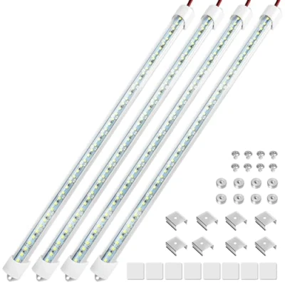 Immagine di Linkstyle 4PCS 12V Barra Luminosa LED Interna, 48 con Interruttore, 6500K Striscia Sottile per Auto Camion Camper Barca Armadio