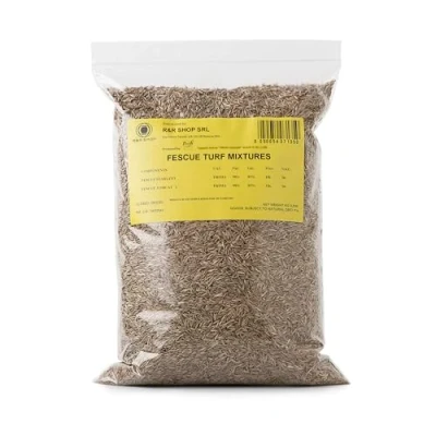 Immagine di R&amp;R SHOP Semi per Prato, Festuca Arundinacea, Resistente e Duratura (5Kg 200Mq)