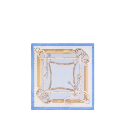 Immagine di LIU JO Striped TAPE Sciarpa, Donna, Taglia: One Size, Azzurro