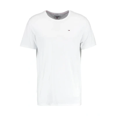 Immagine di Tommy Jeans Tjm Xslim Jersey Tee Dm0dm04411, Maglietta a Maniche Corte Uomo, Bianco (Classic White), XS