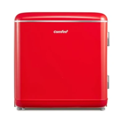 Immagine di COMFEE&#039; RCD50RE2EURT(E) Frigorifero piccolo 47Litri, Design retrò, Mini frigo tavolo mono porta, Termostato regolabile, Silenzioso, Adatto a casa, ufficio e hotel, Rosso