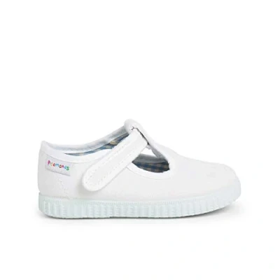 Immagine di Pisamonas Scarpe Occhio di Bue T Bar Bambini Chiusura A Strappo Misurare 27 Colore Bianco