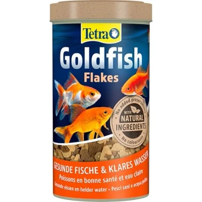 Immagine di Tetra Goldfish Flakes Mangime in Fiocchi, per Pesci Tutti i Rossi e Altri d&#039;Acqua Fredda 500 ml
