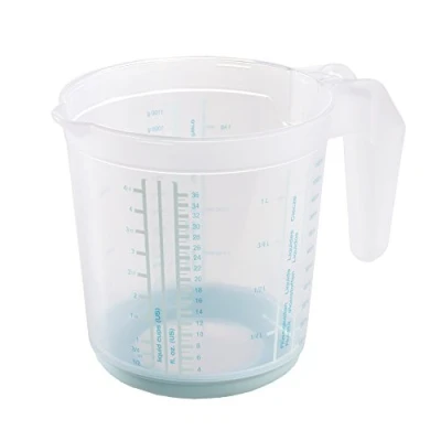 Immagine di keeeper Caraffa Graduata con Sistema Antiscivolo, 1 L, Massimo, Acquamarina