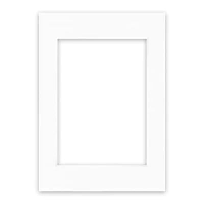Immagine di nielsen Conservation Passepartout 2,2 mm, formato esterno 29,7x42 cm (DIN A3) per immagini DIN A4, bianco puro chiaro liscio