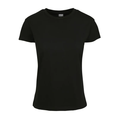 Immagine di Urban Classics Ladies Basic BOX TEE Tshirt basic, Donna, Taglia: Large, Black