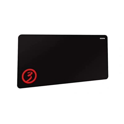 Immagine di OZONE GAMING GEAR Tappetino da gioco GROUND LEVEL EVO OZGLEVELEVO XL con design gamer, ergonomico, superficie in tessuto morbido, base gomma, antiscivolo, nero