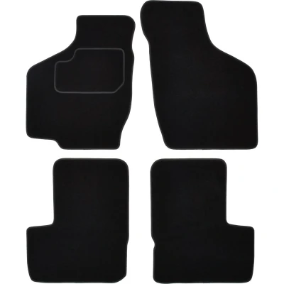 Immagine di MAMMOOTH A041 SUZ60 PRM 01 Set tappetino Tessile anteriore e posteriore 4 nero Su misura SUZUKI: IGNIS I, 2