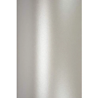 Immagine di Netuno 10x carta perlescente argento formato A5 148 x 210 mm 120g Majestic Real Silver perlata per matrimonio compleanno decorazioni lavoretti biglietti augurali partecipazioni inviti