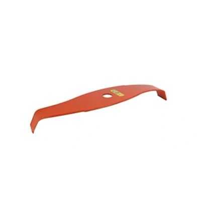 Immagine di GREENSTAR Lama a 2 denti per decespugliatore Speciale Ronces Profilo curvo ridurre il rumore arancione ad alta visibilità Larghezza di taglio: 315 mm Spessore 4 Foro 20
