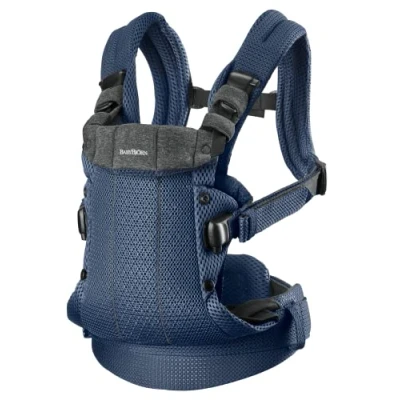 Immagine di BabyBjörn Marsupio Harmony Mesh 3D, Blu navy