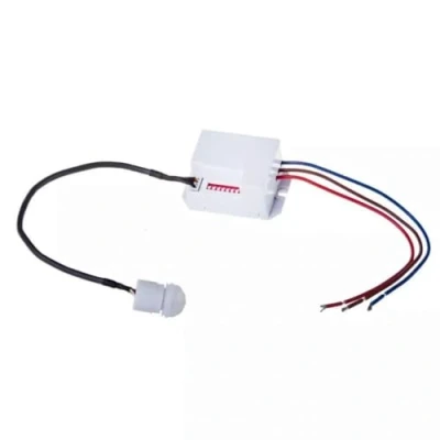 Immagine di Sensore di Movimento Ir + Crepuscolare Ip20 per Lampade LED