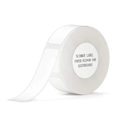 Immagine di NIIMBOT A2A68601601 Rotolo di etichette 40 x 12 mm Bianco 160 pz. Etichetta universale