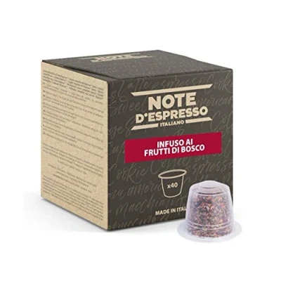 Immagine di Note D&#039;Espresso, Infuso ai Frutti di Bosco, Capsule Compatibili Soltanto con Sistema NESPRESSO*, 40 caps