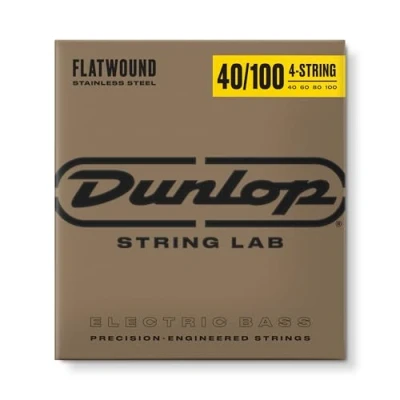 Immagine di Dunlop DBFS40100 Set di corde basse, rete piatta, Long scale, 40 100, 4