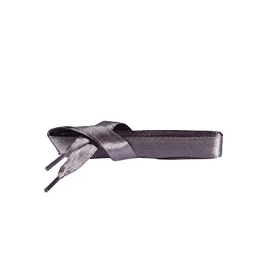 Immagine di Kaps Lacci per Scarpe in Raso Satin Casual, da Ginnastica, Sneakers, Alta Qualità e Resistenza, 1 Paio (120 cm 47 inch 6/8 paia di occhielli/Grigio)