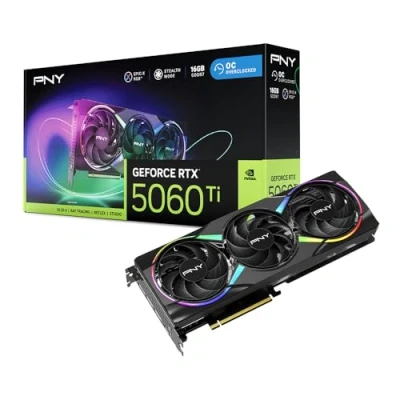 Immagine di PNY GEFORCE RTX™ 5060 Ti 16GB ARGB Overclocked Tripla Ventola DLSS 4