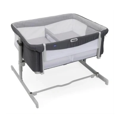 Immagine di Chicco Next2Me Twins, Culla Neonato Fianco Letto per Gemelli, 2 Materassi, Spondina Apribile con una Mano, Altezza Regolabile, Regolabile 11 Livelli di Altezza, Gemellare, 0m+
