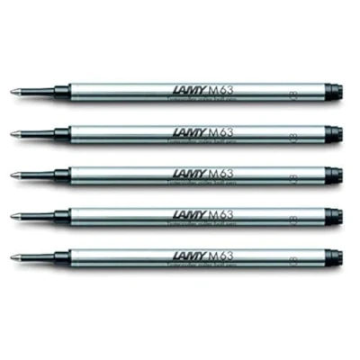 Immagine di Lamy M63 Confezione multipla di 5 ricariche per penna a sfera, colore: nero